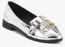 Lara Karen Silver Moccasins women