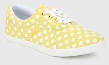 Lara Karen Yellow Casual Sneakers women