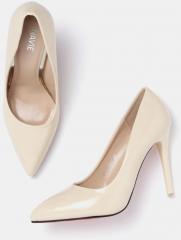 Lavie Beige Solid Pumps women