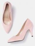 Lavie Pink Solid Pumps Women