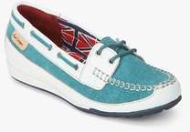 Lee Cooper Aqua Blue Moccasins women