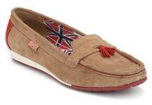 Lee Cooper Beige Moccasins women