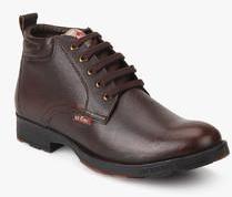 Lee Cooper Brown Derby Boots men