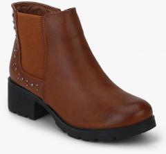 Lee Cooper Brown Heeled Boots women