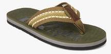 Lee Cooper Khaki Flip Flops men