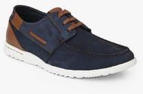 Lee Cooper Navy Blue Derby Lifestyle Shoes men