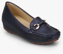 Lee Cooper Navy Blue Moccasins women