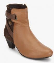 Lee Cooper Tan Ankle Length Boots women