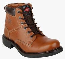 Lee Cooper Tan Derby Boots men