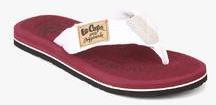 Lee Cooper White Flip Flops men