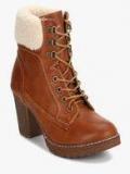 London Rebel Brown Boots women