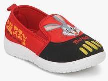 Looney Tunes Red Loafers girls