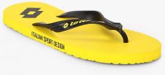 Lotto Peppi Yellow Flip Flops men