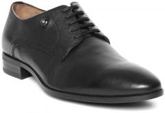 Louis Philippe Black Leather Formal Derbys men