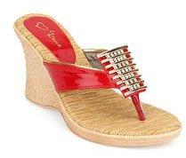 Lovely Chick Red Wedges women