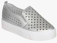 Lovely Chick Silver Casual Sneakers women