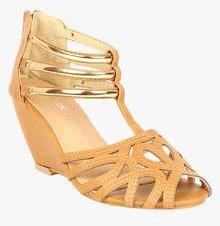 Lovely Chick Tan Wedges women