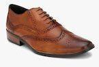 Lujo Tan Brogues Formal Shoes men