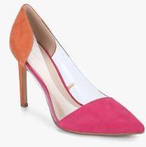 Mango Alegra Pink Ankle Strap Stilettos women