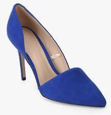 Mango Zapato Isa Blue Stilettos women