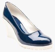 Marc Loire Navy Blue Wedges women