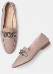 Mast & Harbour Beige Solid Ballerinas women