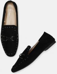 Mast & Harbour Black Regular Moccasins women