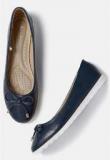 Mast & Harbour Navy Blue Belly Shoes Women