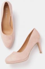 Mast & Harbour Peach Synthetic Stilettos women