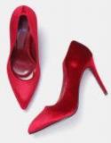 Mast & Harbour Red Solid Pumps Women