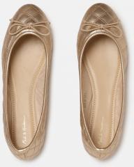 Mast & Harbour Rose Gold Toned Solid Ballerinas women