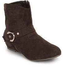 Mb Collection Ankle Length Coffee Boots women