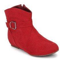 Mb Collection Ankle Length RED BOOTS women