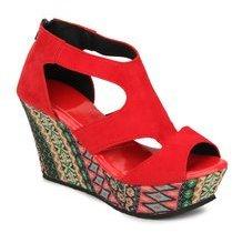 Mb Collection Red Wedges women