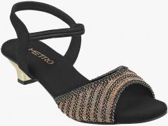 Metro Black Sandals girls