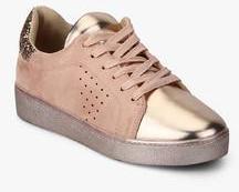 Mft Couture Golden Metallic Glitter Casual Sneakers women