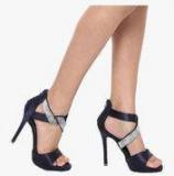 Mft Couture Navy Blue Glitter Stilettos women