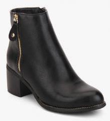 Miss Bennett London Ankle Length Black Boots women