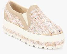 Miss Bennett London Beige Casual Sneakers women