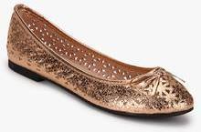 Miss Bennett London Bronze Belly Shoes women