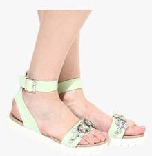 Miss Bennett London Green Sandals women