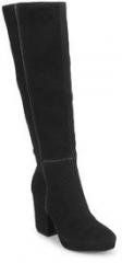 Miss Selfridge Knee Length Black Boots women