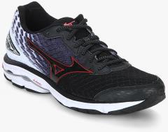 Mizuno Wave Rider 19 Black Running Shoes men