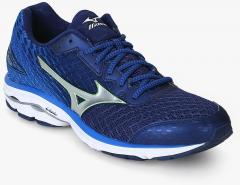 Mizuno Wave Rider 19 Navy Blue Running Shoes men