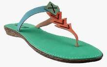 Mochi Green Sandals women