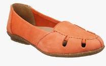 Mochi Orange Moccasins women