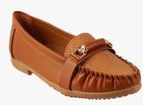 Mochi Tan Moccasins women