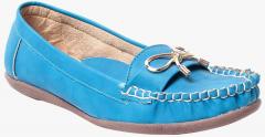 Msc Blue Regular Loafers women