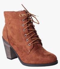 Msc Tan Boots women