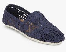 My Foot Blue Moccasins women